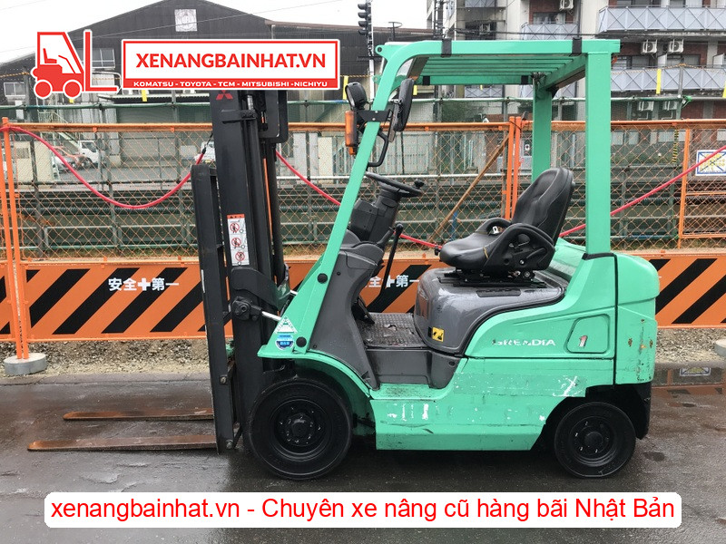 Xe nâng 1.5 tấn máy dầu hiệu Mitsubishi Nhật Bản