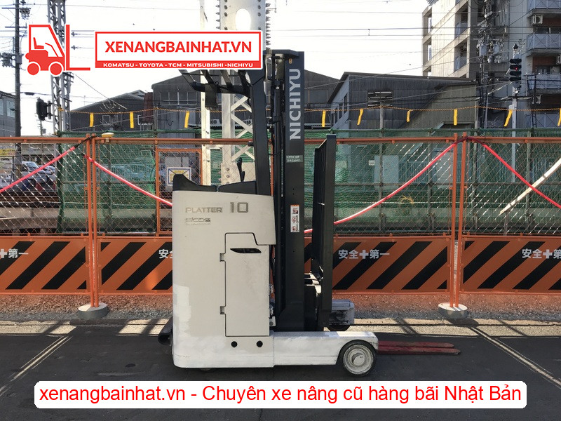 167-Xe nâng điện đứng lái NICHIYU FBR10-80B 1 Tấn, 3.5m