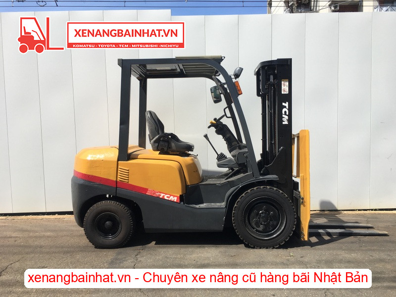 hệ thống thủy lực mạnh mẽ và phanh an toàn trên Xe nâng dầu TCM FD30C3