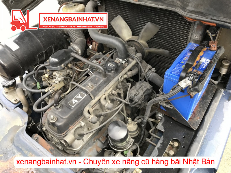 Xe nâng xăng Toyota 5FG30 3 Tấn, 3m-7 cũ hàng bãi Nhật