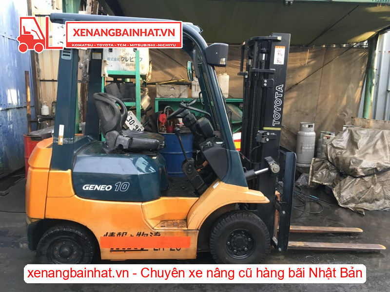 Xe nâng dầu Toyota 7FD10 1 Tấn, 3m có thiết kế nhỏ gọn