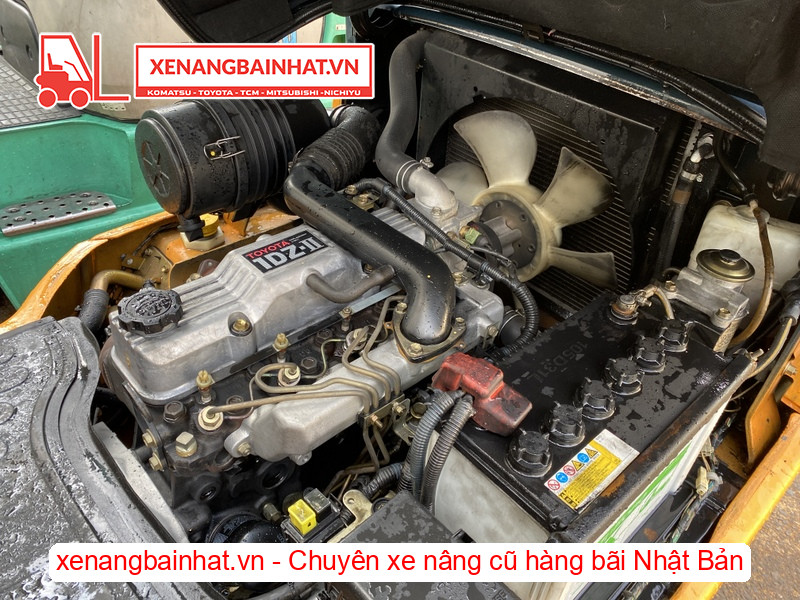 Động cơ 1DZ-II trên Xe nâng dầu 1.5 tấn toyota 02-7fd15