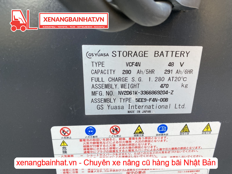 75-Xe nâng điện đứng lái NICHIYU FBRMW18-80 1.8 Tấn, 6m khung 3 tầng