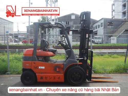 Xe nâng điện Toyota 7FB30 3 Tấn, 4m-0 cũ hàng bãi Nhật