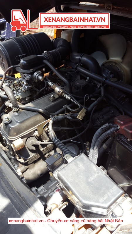Xe nâng xăng Toyota 02-7FG30 3 Tấn, 3m-8 cũ hàng bãi Nhật