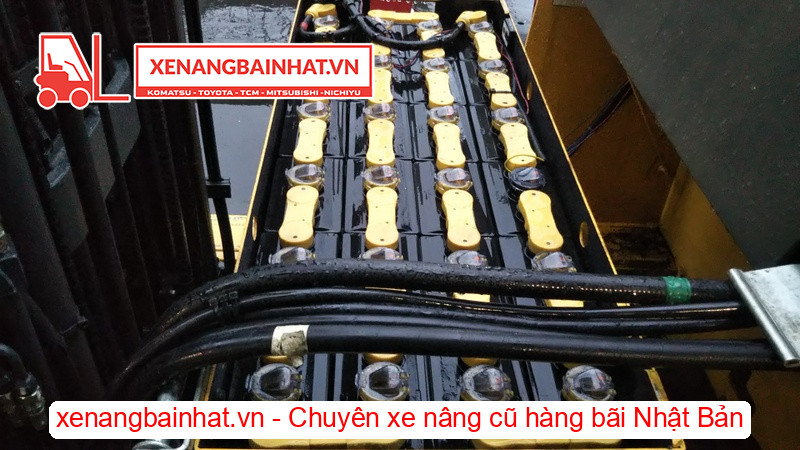 Bình ắc quy trên Xe nâng điện Komatsu FB18RL-14