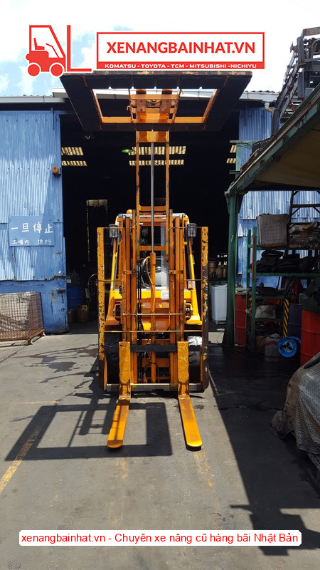 Xe nâng xăng Toyota 02-7FG30 3 Tấn, 3m-7 cũ hàng bãi Nhật