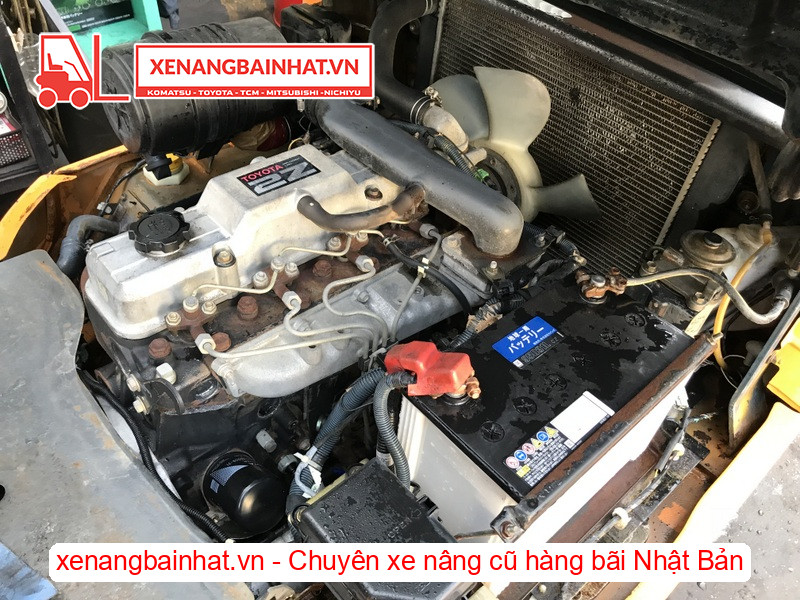 Động Cơ 2Z trên Xe nâng dầu Toyota 7FD25