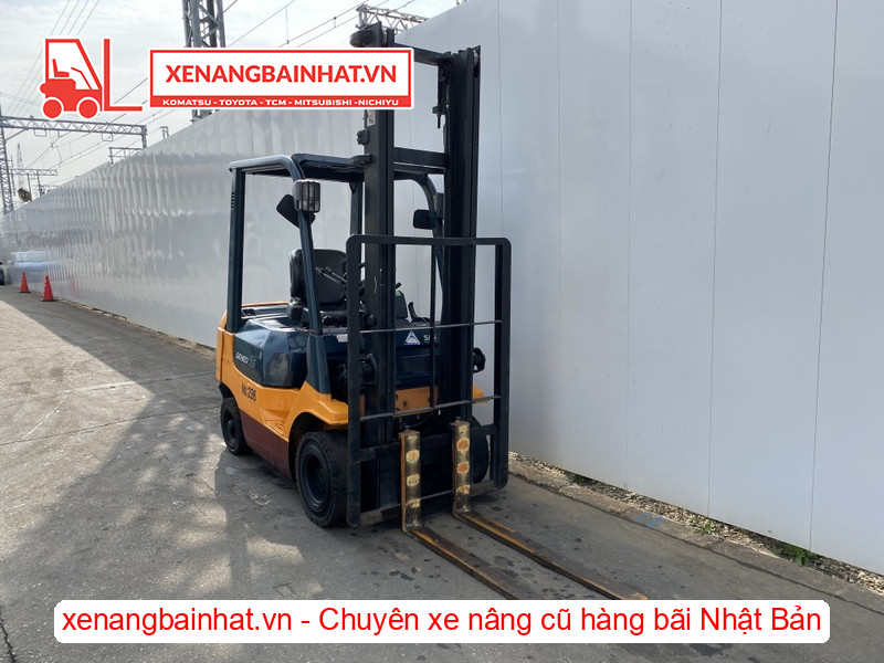 Xe nâng dầu 1.5 tấn Toyota 02-7fd15 qua sử dụng hàng bãi Nhật