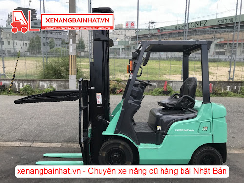 Xe nâng dầu 1.8 tấn Mitsubishi FD18T-F16D cũ hàng bãi Nhật