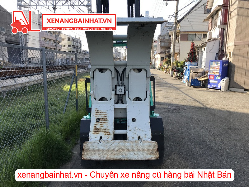 Xe nâng xăng Mitsubishi FGE30T-F13F 3 Tấn, 3.5m-6 cũ hàng bãi Nhật