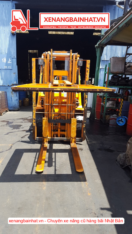 Xe nâng xăng Toyota 02-7FG30 3 Tấn, 3m-6 cũ hàng bãi Nhật