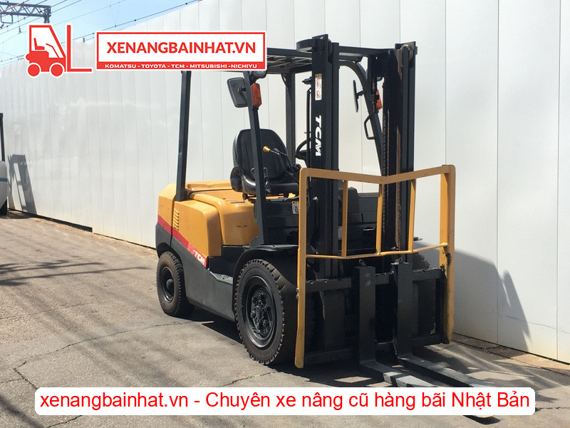 735-Xe nâng dầu TCM FD30C3 3 Tấn, 3m