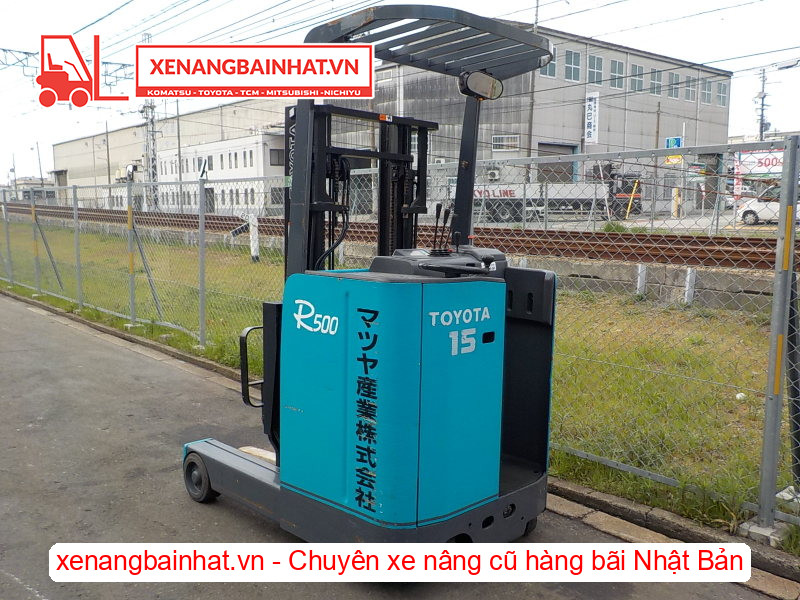 Xe nâng điện đứng lái 1.5 tấn Toyota 6FBR15