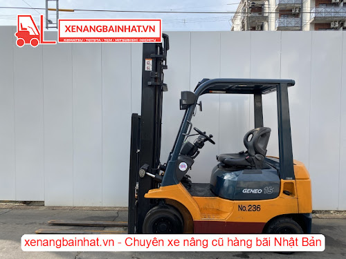 Xe nâng dầu Toyota 02-7FD15 1.5 Tấn cũ hàng bãi Nhật