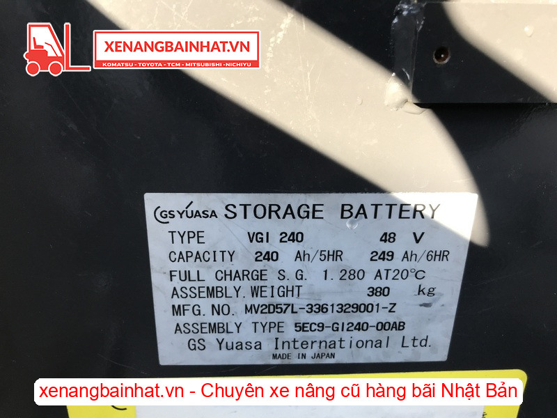 167-Xe nâng điện đứng lái NICHIYU FBR10-80B 1 Tấn, 3.5m
