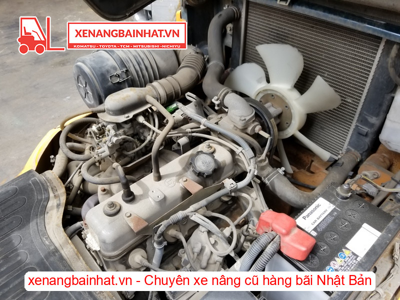 Xe nâng xăng Toyota 7FG15 1.5 Tấn, 3m-8 cũ hàng bãi Nhật