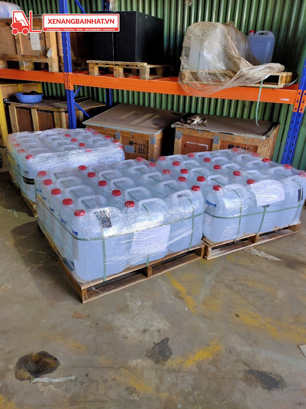 Nước cất châm bình ắc quy xe nâng điện