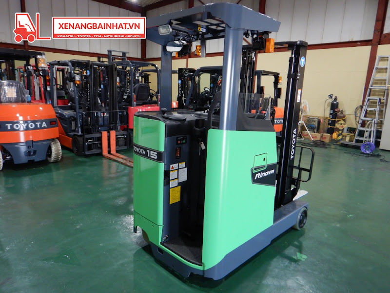 Xe nâng điện đứng lái 1.5 tấn Toyota 8FBR15
