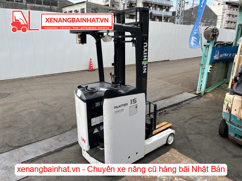 Xe nâng điện đứng lái 1.5 tấn Nichiyu FBRM15-80B-5
