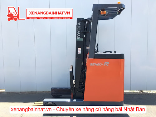 Xe nâng điện đứng lái 1.5 tấn Toyota 7FBR15 bãi Nhật