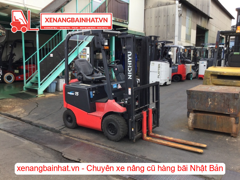 Xe nâng điện ngồi lái 1.5 tấn Nichiyu FB15PN-77-4