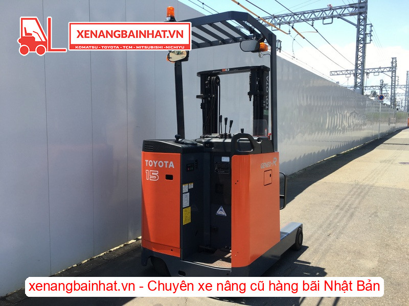 Xe nâng điện đứng lái 1.5 tấn Toyota 7FBR15 Nhật bản