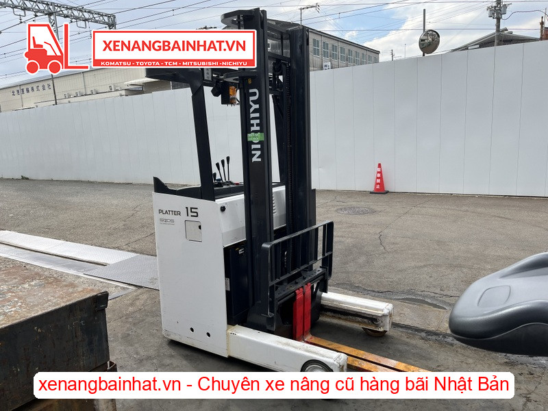 Xe nâng điện đứng lái 1.5 tấn Nichiyu FBRM15-80B-4