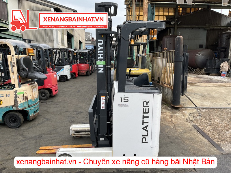 Xe nâng điện đứng lái 1.5 tấn Nichiyu FBRM15-80B-0