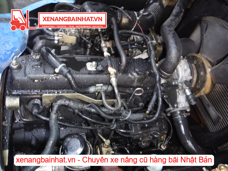 Xe nâng xăng Toyota 40-7FG20 2 Tấn, 3m-3 cũ hàng bãi Nhật