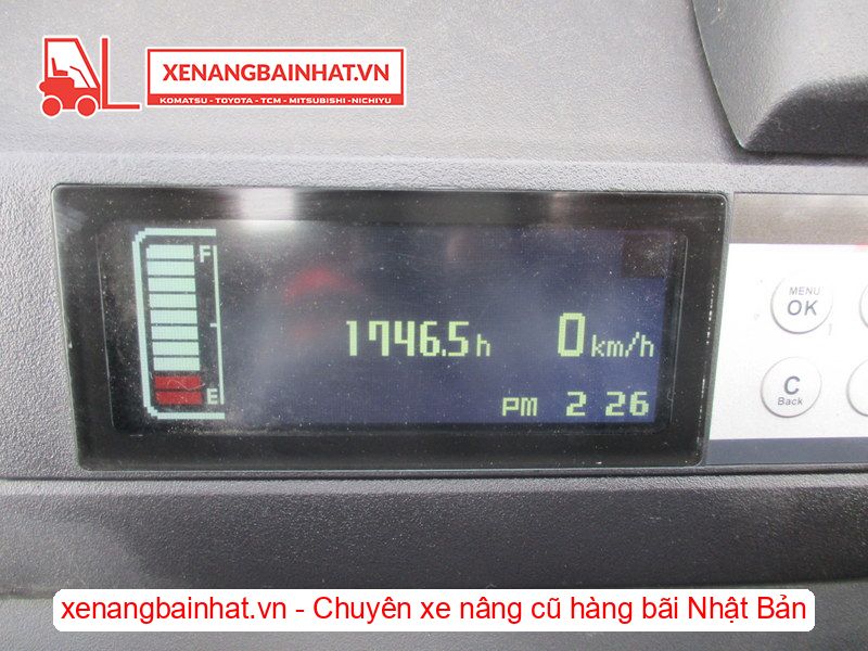 Xe nâng Điện 1.5 Tấn NICHIYU FBRM15-80B nâng cao 4m SX 2018