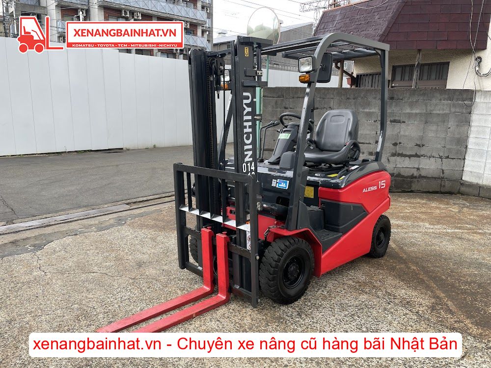 Xe nâng Điện 1.5 Tấn NICHIYU FB15PN-80 nâng cao 3m SX 2020