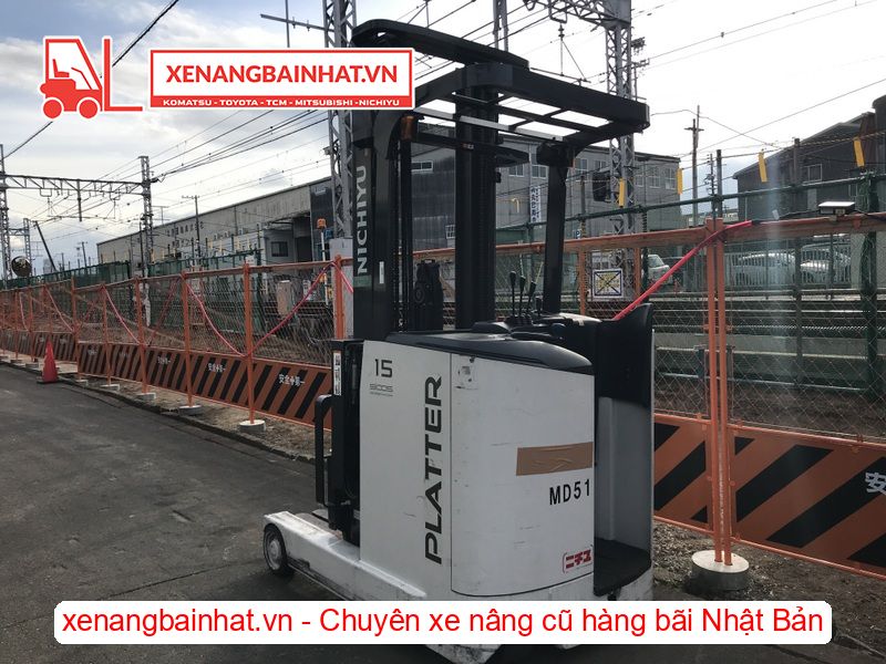 Xe nâng Điện 1.5 Tấn NICHIYU FBRMW15-80 nâng cao 6m SX 2016