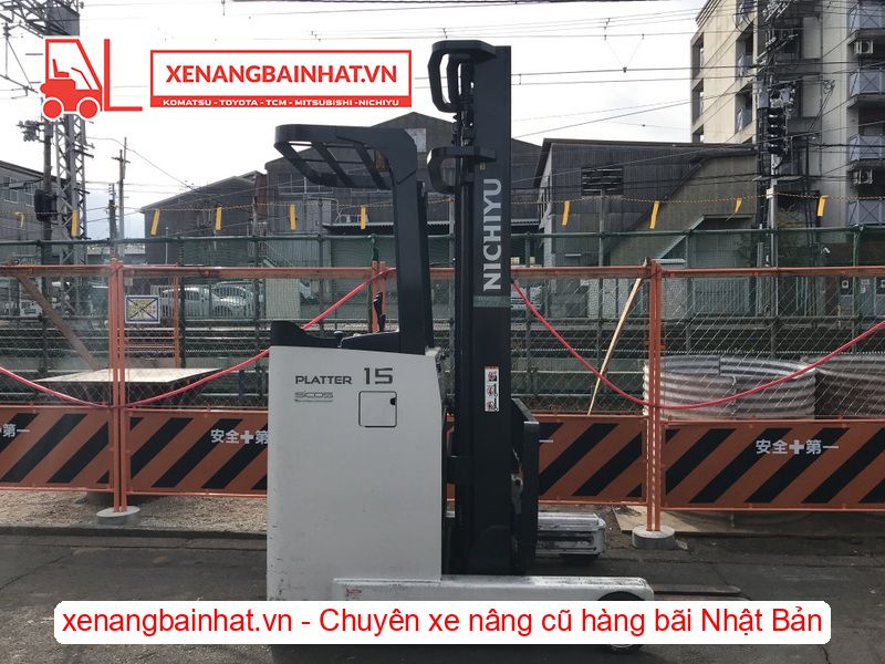 Xe nâng Điện 1.5 Tấn NICHIYU FBRMW15-80 nâng cao 6m SX 2016