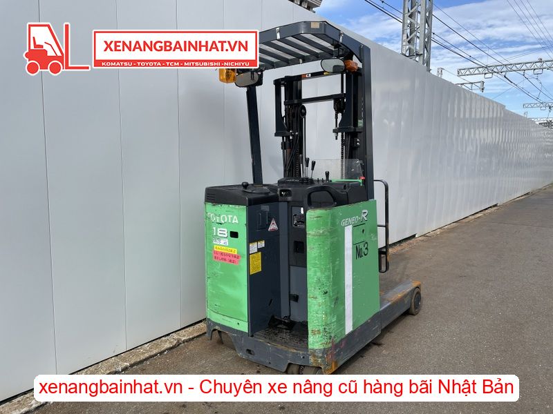 Xe nâng Điện 1.8 Tấn TOYOTA 7FBR18 nâng cao 3.3m SX 2016
