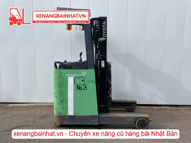 Xe nâng Điện 1.8 Tấn TOYOTA 7FBR18 nâng cao 3.3m SX 2016