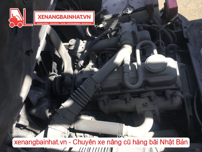 Xe nâng dầu 3.5 Tấn Nissan YG1F2A35 nâng cao 6m triple SX 2008