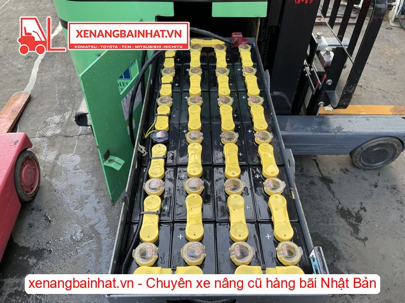 Xe nâng Điện 1.5 Tấn TOYOTA 7FBR15 nâng cao 4.3m SX 2015