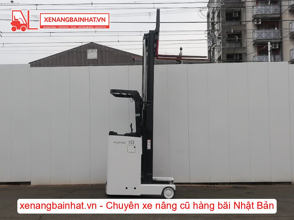 Xe nâng Điện 1 Tấn NICHIYU FBRM10-80 nâng cao 3m SX 2016