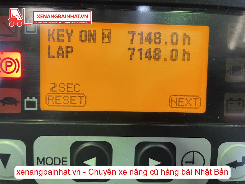 Xe nâng Điện 1.5 Tấn TOYOTA 8FB15 nâng cao 3m SX 2019