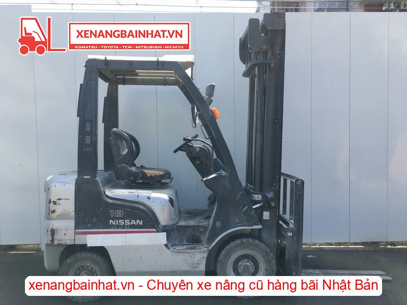 Xe nâng dầu 1.8 Tấn Nissan FL01A18 nâng cao 4m SX 2006