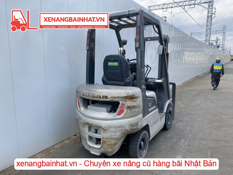 Xe nâng dầu 1.8 Tấn Nissan FL01A18 nâng cao 3m SX 2006