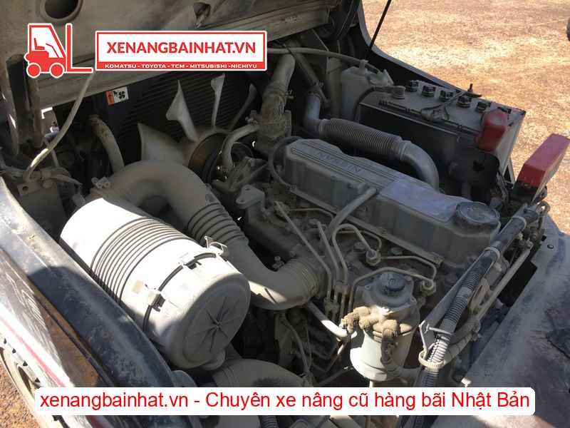 Xe nâng dầu 1.8 Tấn Nissan FL01A18 nâng cao 4m SX 2006