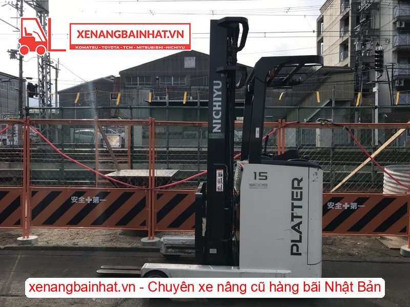 Xe nâng Điện 1.5 Tấn NICHIYU FBRMW15-80 nâng cao 6m SX 2016