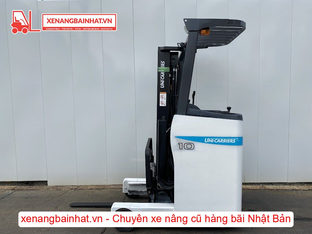 Xe nâng Điện 1 Tấn UNICARRIERS FRB10-8CA nâng cao 3m SX 2016
