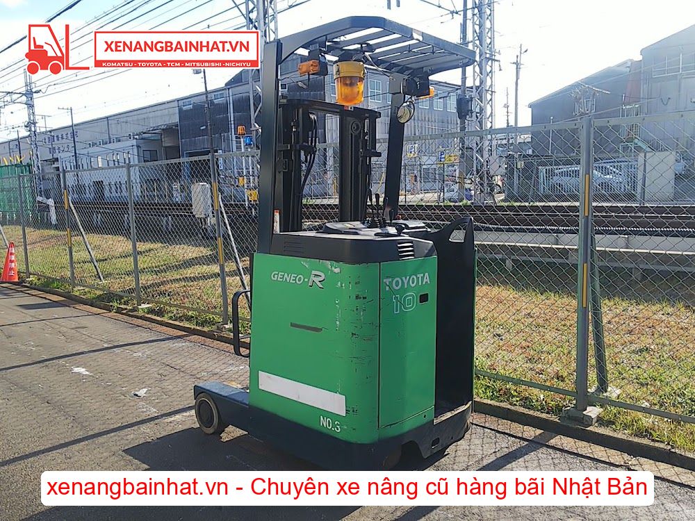 Xe nâng Điện 1 Tấn TOYOTA 7FBR10 nâng cao 3m SX 2005