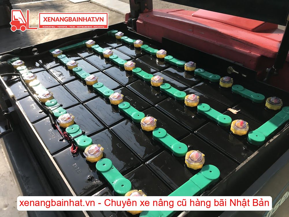 Xe nâng Điện 2 Tấn NICHIYU FB20PN-75B nâng cao 4m SX 2007