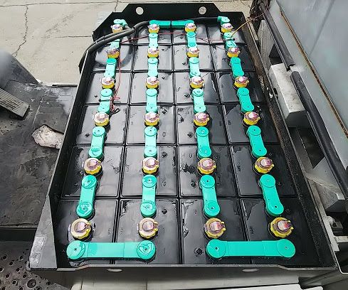 Xe nâng Điện 1.5 Tấn Nissan NK1B1L15 (FB15) nâng cao 3m SX 2006