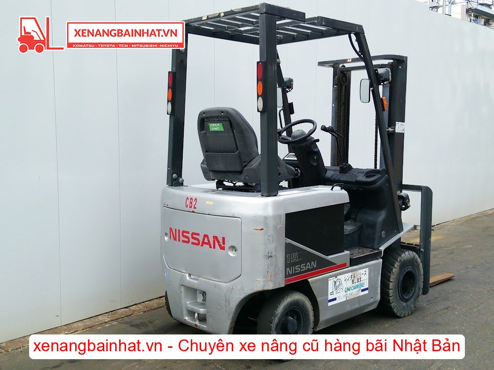 Xe nâng Điện 1.5 Tấn Nissan J1B1L15 (FB15) nâng cao 3m SX 2013