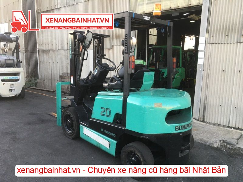 Xe nâng dầu 2 Tấn SUMITOMO 11-FD20PVIIHA nâng cao 3m SX 2000